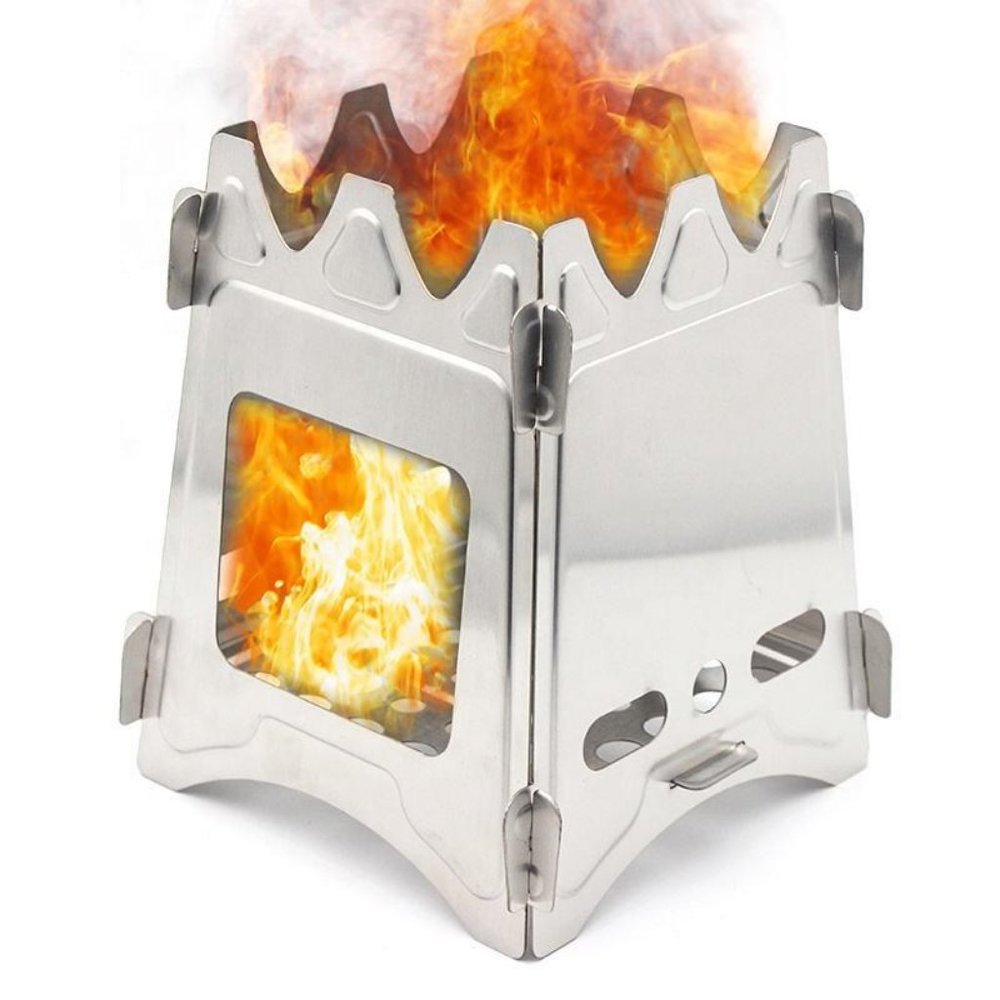Stainless Steel with Nylon Carry Case - Perfect for Survival Packs & Emergency